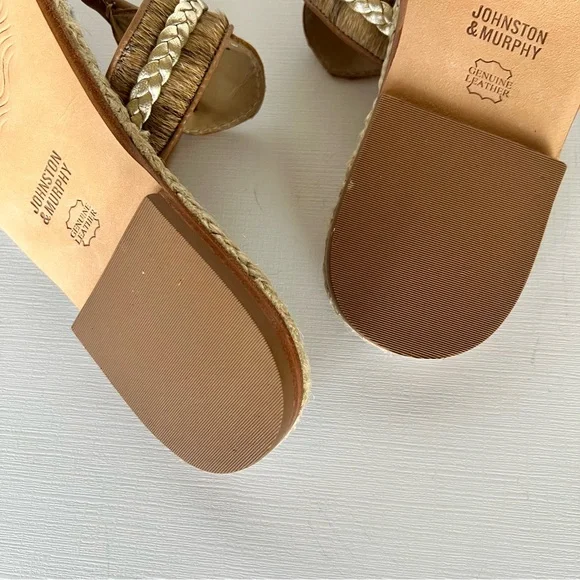 Johnston & Murphy Women's Tan Sandals 6 1/2 woman’s - Picture 9 of 9